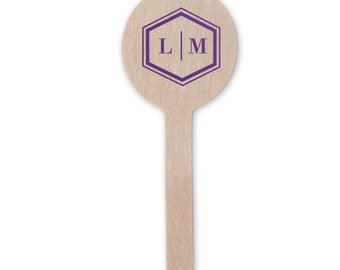 Personalized Wooden Stir Sticks, Single Initial Stir Sticks, Custom Drink Stirrers, Personalized Swizzle Sticks, Custom Barware, Stir  247