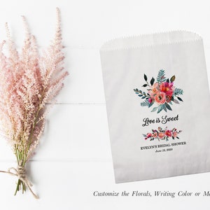 Thank You Bridal Shower Favor Bags for wedding shower Personalized Bridal Shower Candy Bags Bridal Shower Favor Wedding Shower Favor