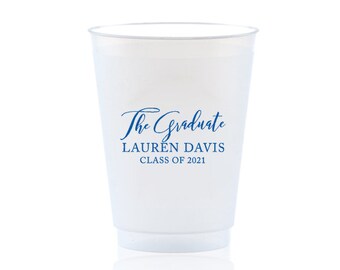 12oz Graduation Cups, Custom Graduation Cups, Graduation Cups, Party Cups, Graduation Party Supplies, Grad cups, Grad Party, Grad Supplies