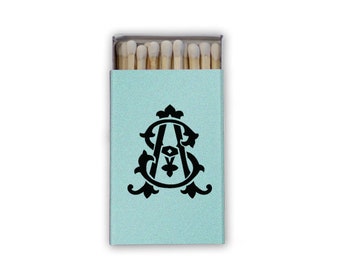 Personalized Wedding Matches - Monogram Matchbox, Custom Matchbox, Sparkler Send Off Matches, Wedding Favor Matches, Party Favors