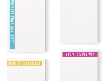 Personalized Notepad with Name - Girls Custom Note Pad - To Do List - Teacher Gifts - Custom Name Notepad