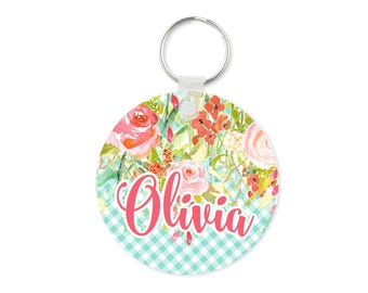 Flower Name Key chain, Personalised Photo Keyring, Custom Image Keyring, Photo Keychain, Custom Photo Keyring, Engagement Keyring