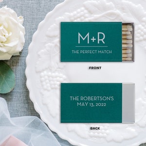 50+ Personalized Wedding Matchboxes, Matches, Personalized Wedding Favors, Custom Party Favors