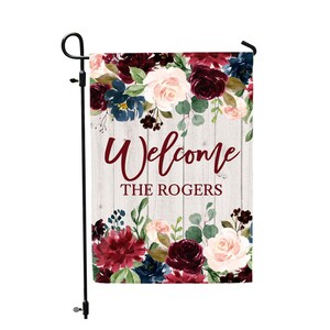 Personalized Spring Flag Garden Flag Farmhouse Garden Flags Rustic Country Decor Mother&#39;s Day gift