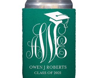 Custom Graduation Can Coolers, Congrats to the Graduate, Congrats to the Class Of, Graduation Party Favor, Cheers to Graduate