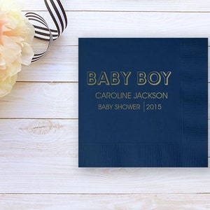 Baby Shower Napkins, Personalized Cocktail Napkins, Baby Shower Cocktail, Gender Reveal, Event Napkins, Personalized Napkins 93