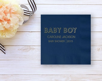 Baby Shower Napkins, Personalized Cocktail Napkins, Baby Shower Cocktail, Gender Reveal, Event Napkins, Personalized Napkins 93