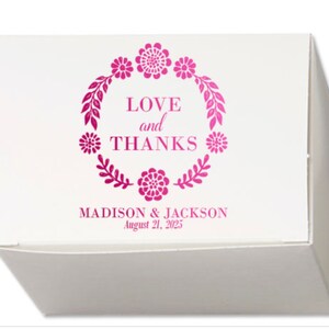 Wedding Favor Truffle Favor Gift Box - White Candy Box - Custom Favor Box - Chocolate Candy Box - Personalized Gift Box - Jordan Almond Box