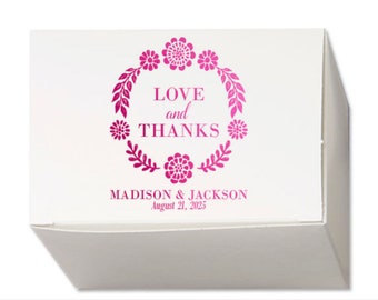 Wedding Favor Truffle Favor Gift Box - White Candy Box - Custom Favor Box - Chocolate Candy Box - Personalized Gift Box - Jordan Almond Box