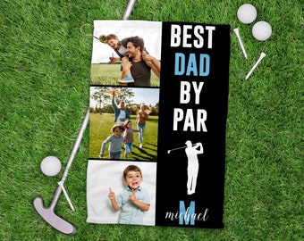 Golf Towel Father's Day Gift Fathers Day Golf Gift Fathers Day Grandpa Gift Grandfather Gift Papa Gift Golf Gift Golf Best Dad By Par Towel