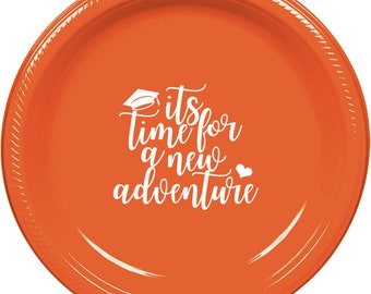 Graduation Class of 2025 Personalized Plates, Graduation BBQ plates