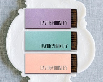 Personalized Wedding Matches - Monogram Matchbox, Custom Matchbox, Sparkler Send Off Matches, Wedding Favor Matches, Party Favors, Your logo
