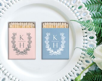 Last Name Wedding Matches, Personalized Wedding Matches, Custom Printed Matchboxes, Personalized Sparkler Matches, Custom Wedding Favors