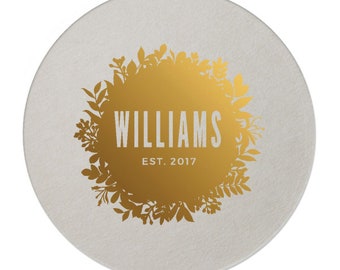 Custom Paper Coaster, Custom Drink Coaster, Paper Bar Coaster, Custom, Foil Coaster, Party Coaster, Wedding Favors, Coaster wedding 230