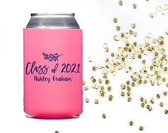 Custom Graduation Can Coolers, Congrats to the Graduate, Congrats to the Class Of, Graduation Party Favor, Cheers to Graduate