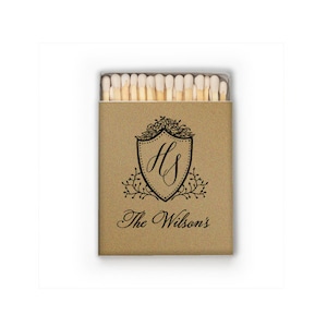 Custom Wedding Matches with Names, Personalized Wedding Favors, Custom Printed Matchboxes, Personalized Wedding Match, Monogram Matches 286