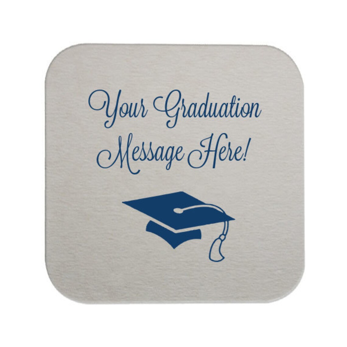 Graduation Coasters Personalized with your text & colors Etsy