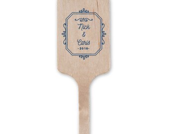Personalized Wedding Cocktail Stirrers, Drink Stirrers, Stir Sticks, Wedding Decor, Custom Wedding Favors, Bridal Shower Decor, Favor  237