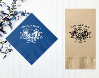 Custom Logo Design Monogram Personalized Napkins Wedding Company Business Event Party Art Work YOU name it, WE can do it!