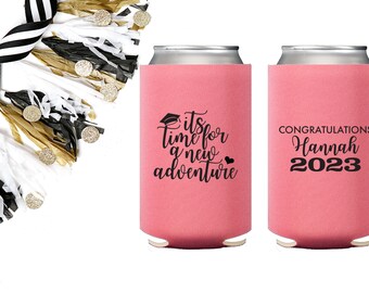 Graduation Favors, Graduation Can Cooler, Graduation Party Ideas, Graduation Party Decorations, Class of 2024 Gift, Congrats Grad