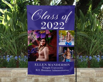 Graduation Senior Flag 2024 - Graduate Yard Sign - Graduation Flag Decor - 2024 Graduate Banner - High School Graduation, College Graduation