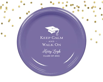 Graduation Plates, Custom Graduation Party Plates, Graduation Party Supplies, Grad Party Ideas, High School Graduation, Graduation 2025