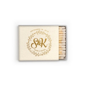 Cajas de cerillas personalizadas, regalos de aniversario, regalos de fiesta, cerillas personalizadas, con sello de aluminio, cajas de cerillas, bar de puros, cerillas de boda, 295