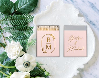 BULK Wedding Matches - Custom Match Boxes - Wedding Favors - Shower Favors - Custom Party Favors - Wedding Favor Ideas - Sold in 50pcs