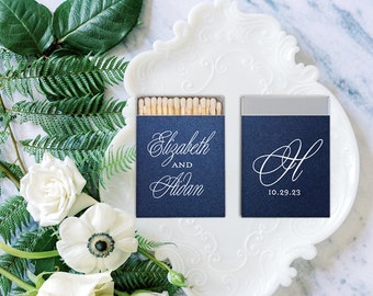 Personalized Matches, Monogram Matches, Matchbox Wedding Favors, Wedding Matches, Decorative Matchbox, Custom Matches, Matchbook,