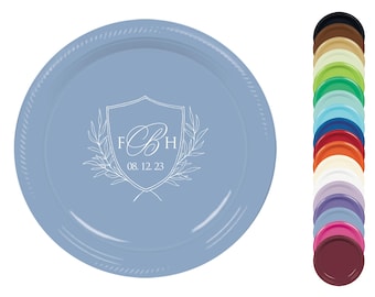 Family reunion plates, personalized plates, custom plates, disposable plates, party plates, family gathering, party favors, throw away plate