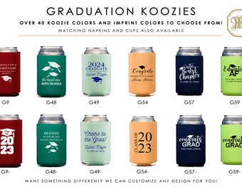 Custom Can Coolers, Wedding Favors, Graduation Party Favors, Birthday Favors, Custom Can Holders, Personalized Drink Huggies, Business logo