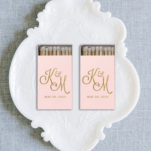 Personalized Match Boxes, Anniversary Favors, Party Favors, Custom Matches, Foil Stamped, Matchbox Favors, Cigar Bar, Wedding Matches,