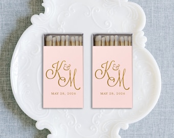 Personalized Match Boxes, Anniversary Favors, Party Favors, Custom Matches, Foil Stamped, Matchbox Favors, Cigar Bar, Wedding Matches,