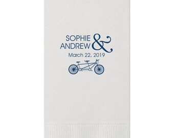 Personalized Guest Towels, Wedding Napkins, Anniversary Napkins, Party Supplies, Personalized Gift for Friends & Family, Bathroom Towels 25