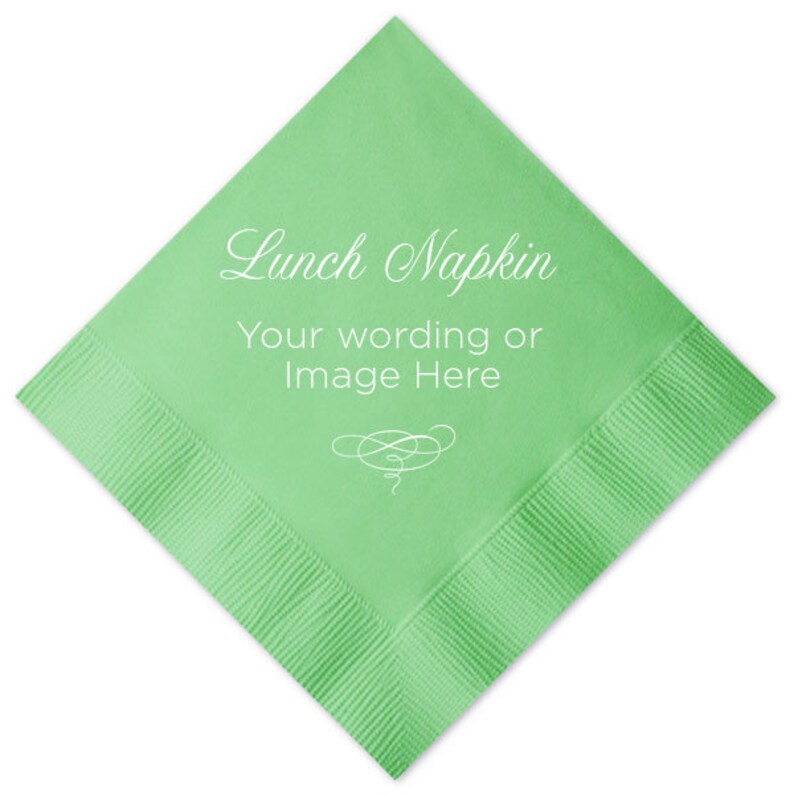 Personalized Luncheon or Dinner Napkins, Custom Napkin, Foil, Fun Party Napkin, Engagement Napkin, Cocktail Napkins, Party Napkins image 2