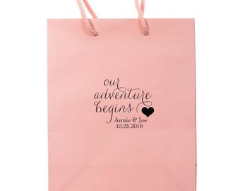 Personalized Wedding Weekend Welcome Bags, Out of Town Guest Printed Bag, Destination Wedding, Custom Printed Gift Bag, Wedding Tote 28