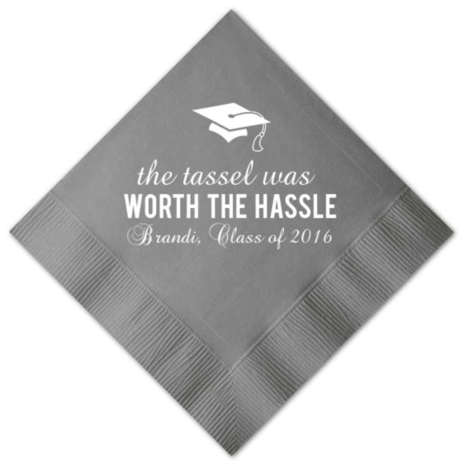 Custom Graduation Cocktail Napkins & Guest Towels Etsy