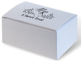 Personalized Event Favor / Cake Box for wedding cake, candy & treats Custom Personalize Candy Bar Wedding Favor Birthday Favor 285