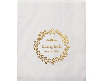 Wedding Cookie Bags, All You Need is Love and Cookies, Cookie Wedding Favor, Wedding Treat Table, Personalized Wedding Favors, Favor Bag 316