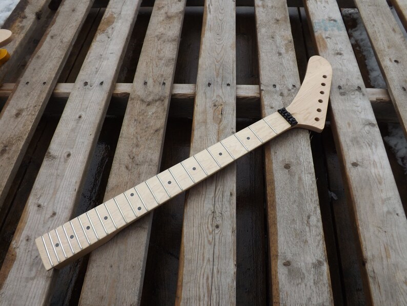 Lefty neck banana 5150 style neck hockey stick guitar neck Etsy
