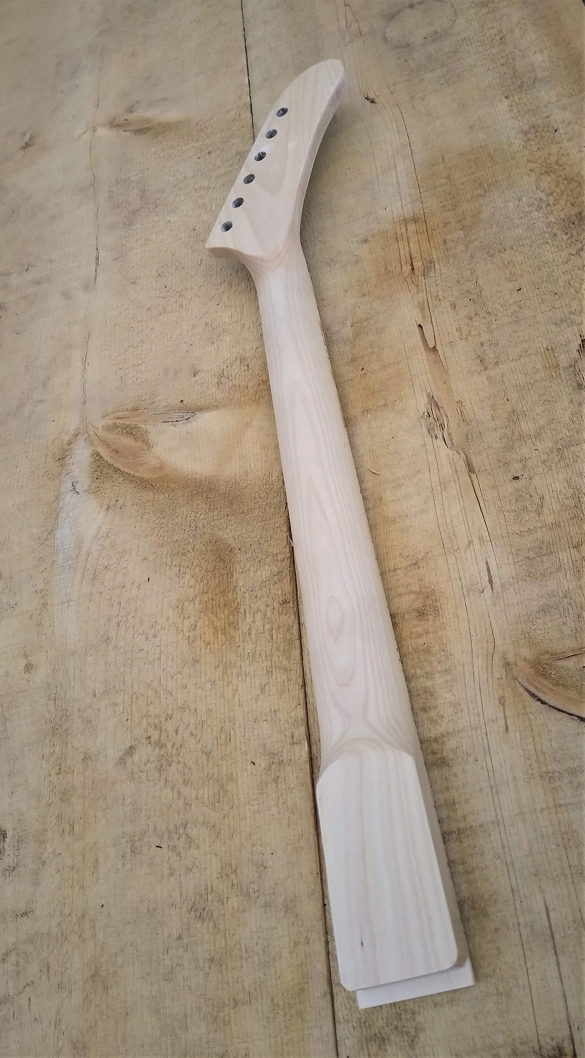 Reverse black banana Headstock hockey stick guitar neck floyd Etsy