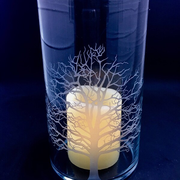 Glass Candle Holder Etsy