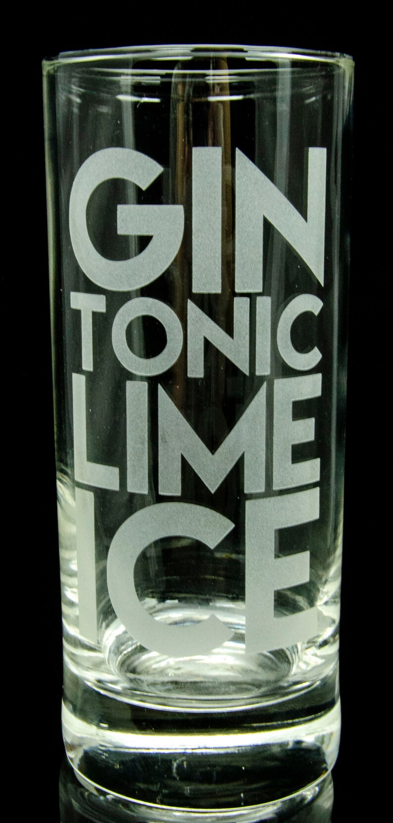 Gin and Tonic Glasses Gin Lover Gift Etched Glasses Etsy