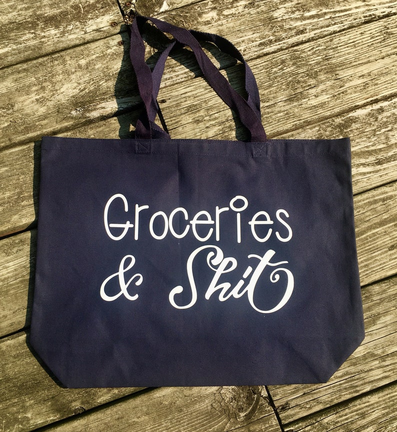 Canvas Grocery Bag Reusable Grocery Bag Grocery Tote Bag Etsy