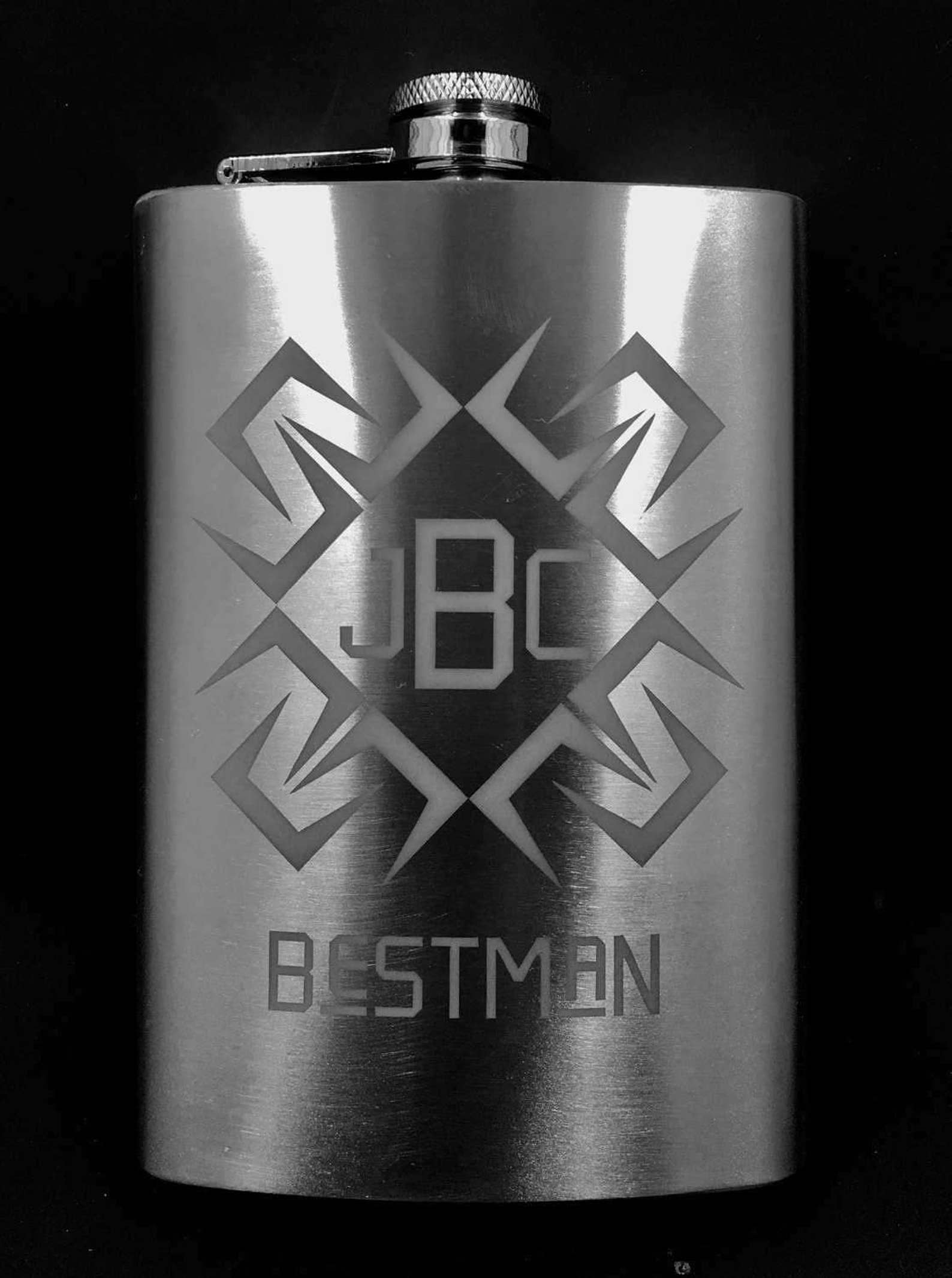 Hip Flask Personalized Flask Custom Flask Groomsmen Flask Etsy