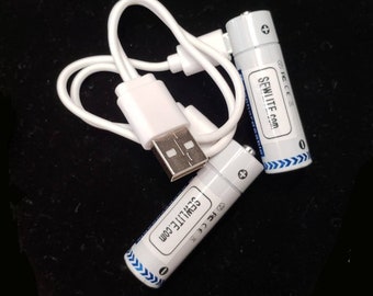 N4-2AA Neck™ USB Rechargeable AA Batt (2-pk) + Dual USB Cable