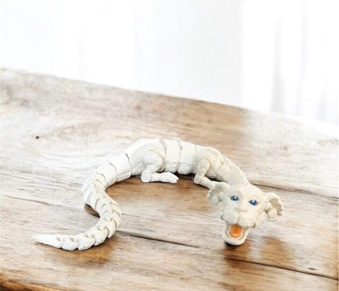 Falkor the Luck Dragon Articulated 3D Printed Large - Etsy