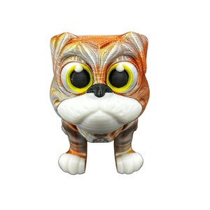 Bull Dog articulated 3D printed figure figurine