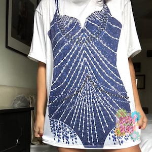 Dark Blue Eras Bodysuit Tshirt