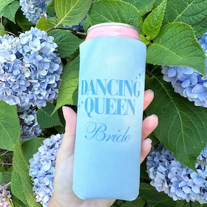 Honey Honey Dancing Queen Bachelorette Can Cooler, Bachelorette Can Sleeve